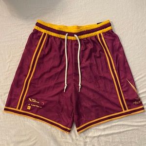 Nike Dri-Fit Loose Fit Men’s Pink/Maroon Basketball Shorts